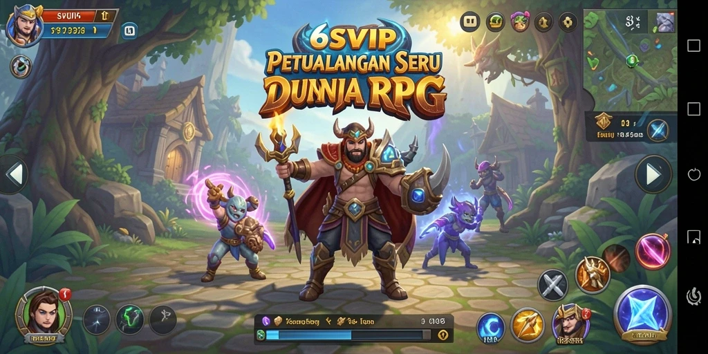 Tampilan gameplay 6SVIP yang mendebarkan dalam dunia RPG.
