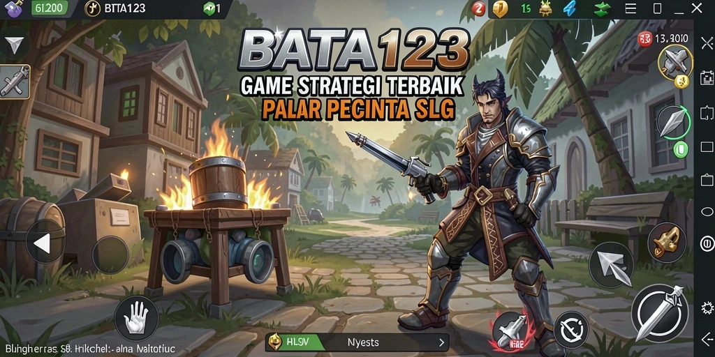 Screenshot gameplay BATA123 menampilkan aksi pertempuran yang seru.