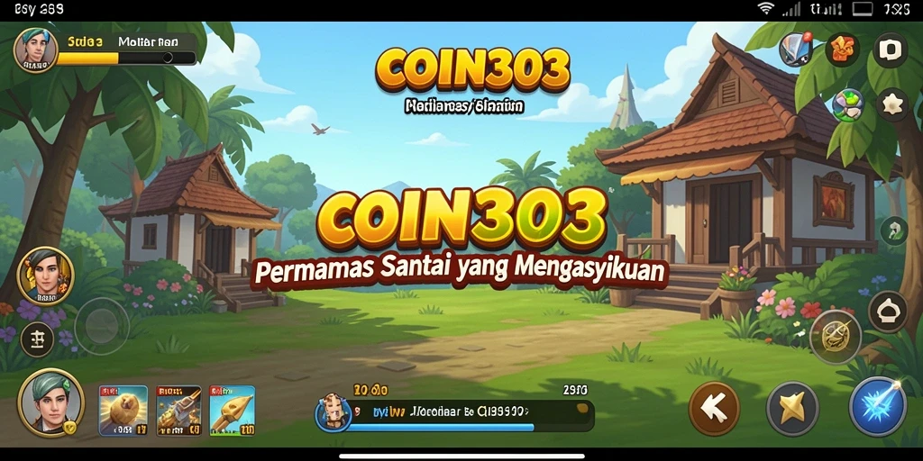 Tampilan gameplay seru dan penuh warna dari COIN303.