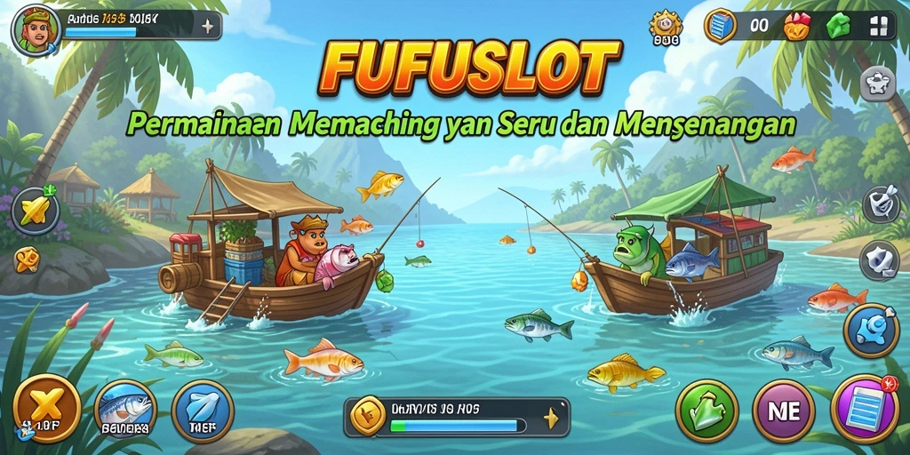 Tangkapan ikan yang berwarna-warni dalam FUFUSLOT.