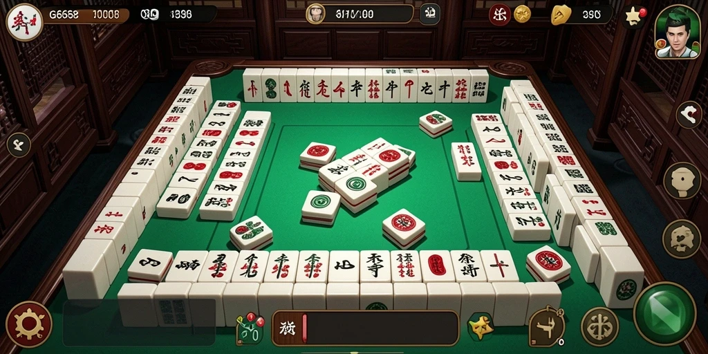 Tampilan gameplay G668 yang menarik dan menantang di Mahjong.