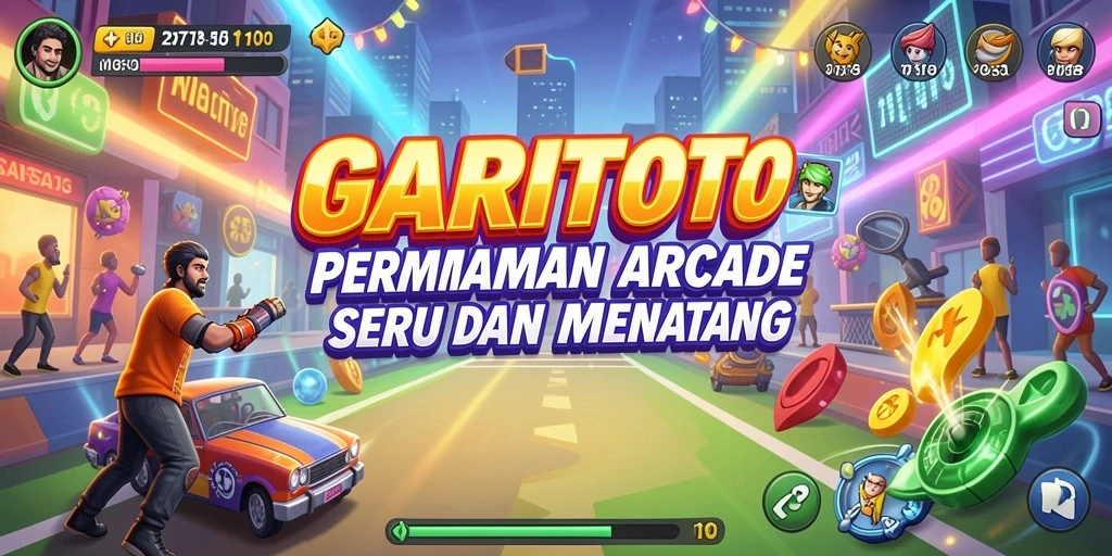Tampilan gameplay menarik dan penuh aksi di GARITOTO.
