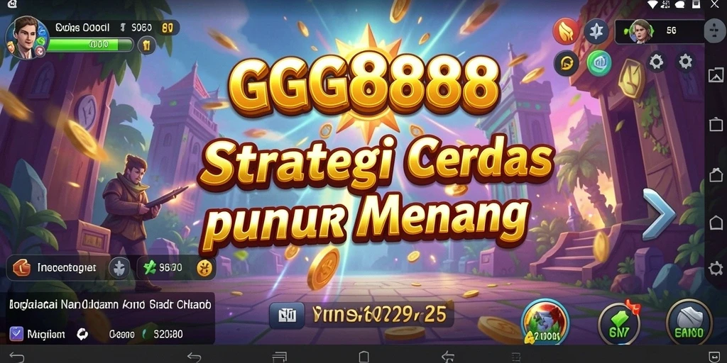Screenshot gameplay GGG888 yang menunjukkan strategi dan taktik yang seru.