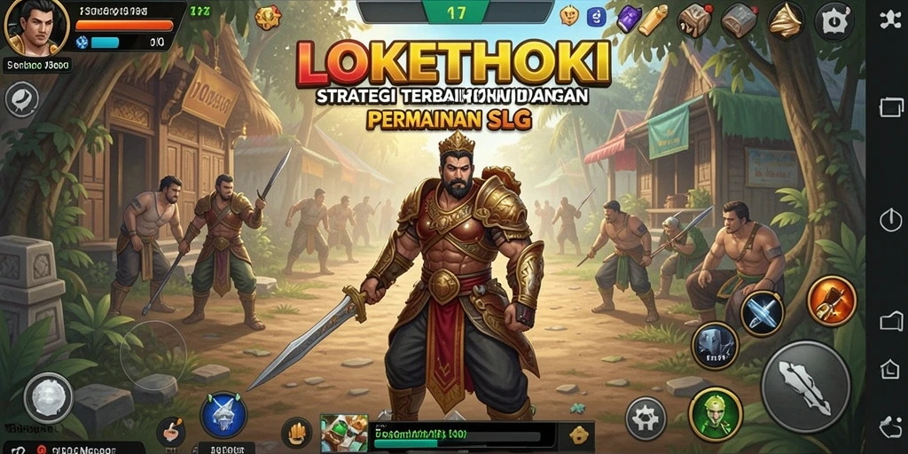 Tampilan gameplay strategis dalam LOKETHOKI yang mendebarkan.