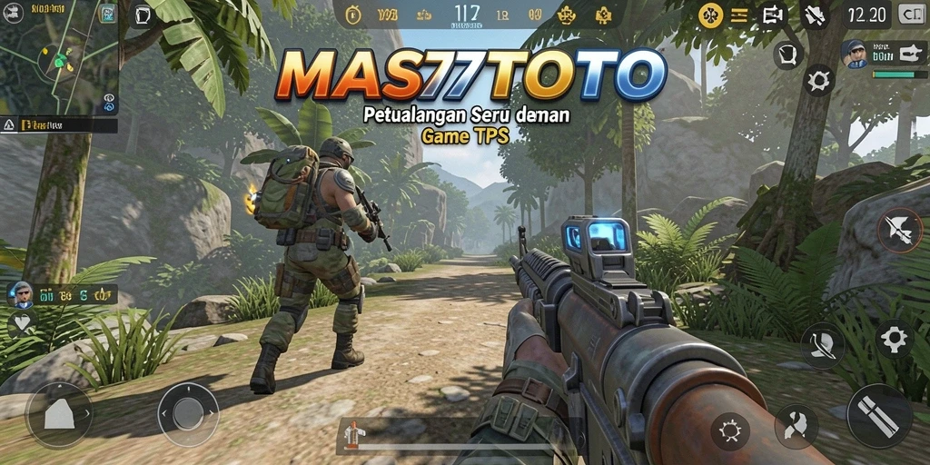 Screenshot gameplay TPS MAS77TOTO yang menegangkan.