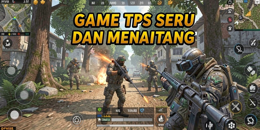 Tampilan gameplay PPV88 yang mendebarkan dalam mode TPS.