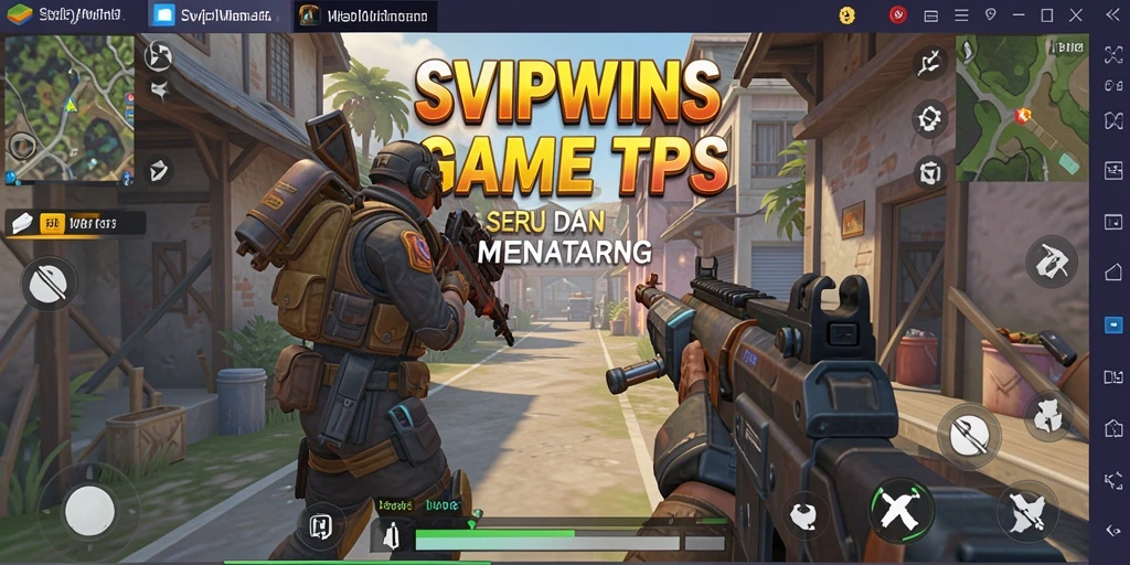 Tangkapan layar gameplay seru dari SVIPWINS dalam aksi TPS.