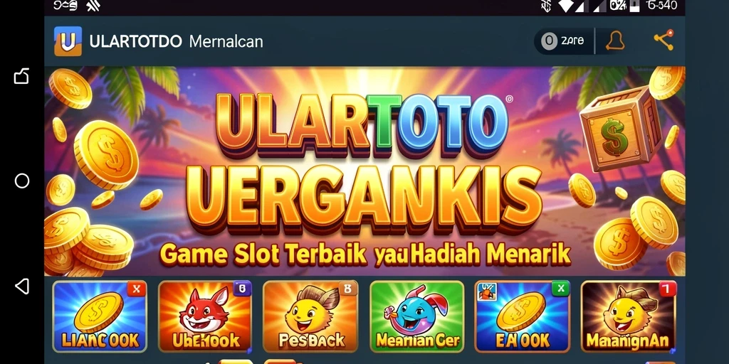 Gameplay menarik ULARTOTO dengan variasi slot yang seru.