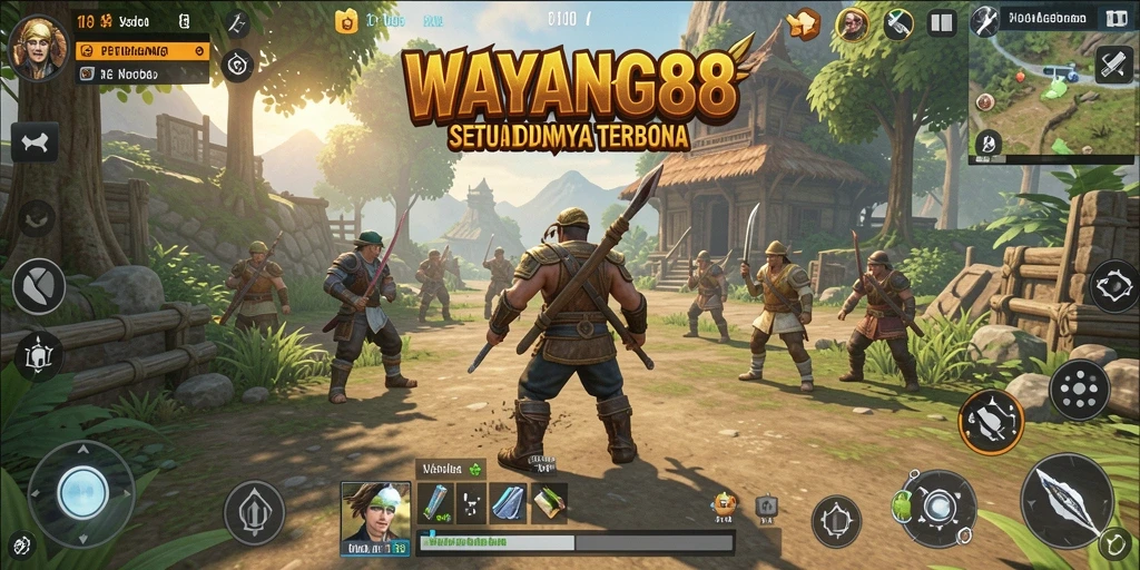 Tangkapan layar utama WAYANG88 yang menunjukkan eksplorasi dunia terbuka.