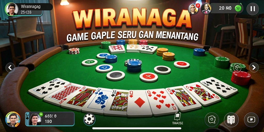 Tampilan gameplay WIRANAGA yang seru dan menantang.